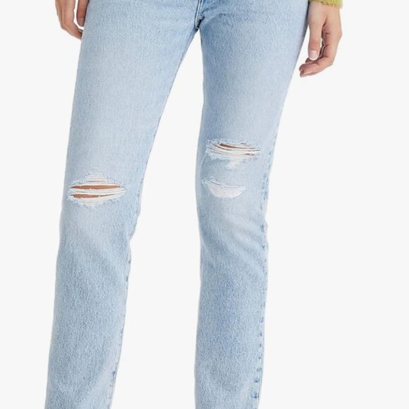 Levi's 501 skinny women's jeans (distressed vintage look) 25x28 - Picture 2 of 5